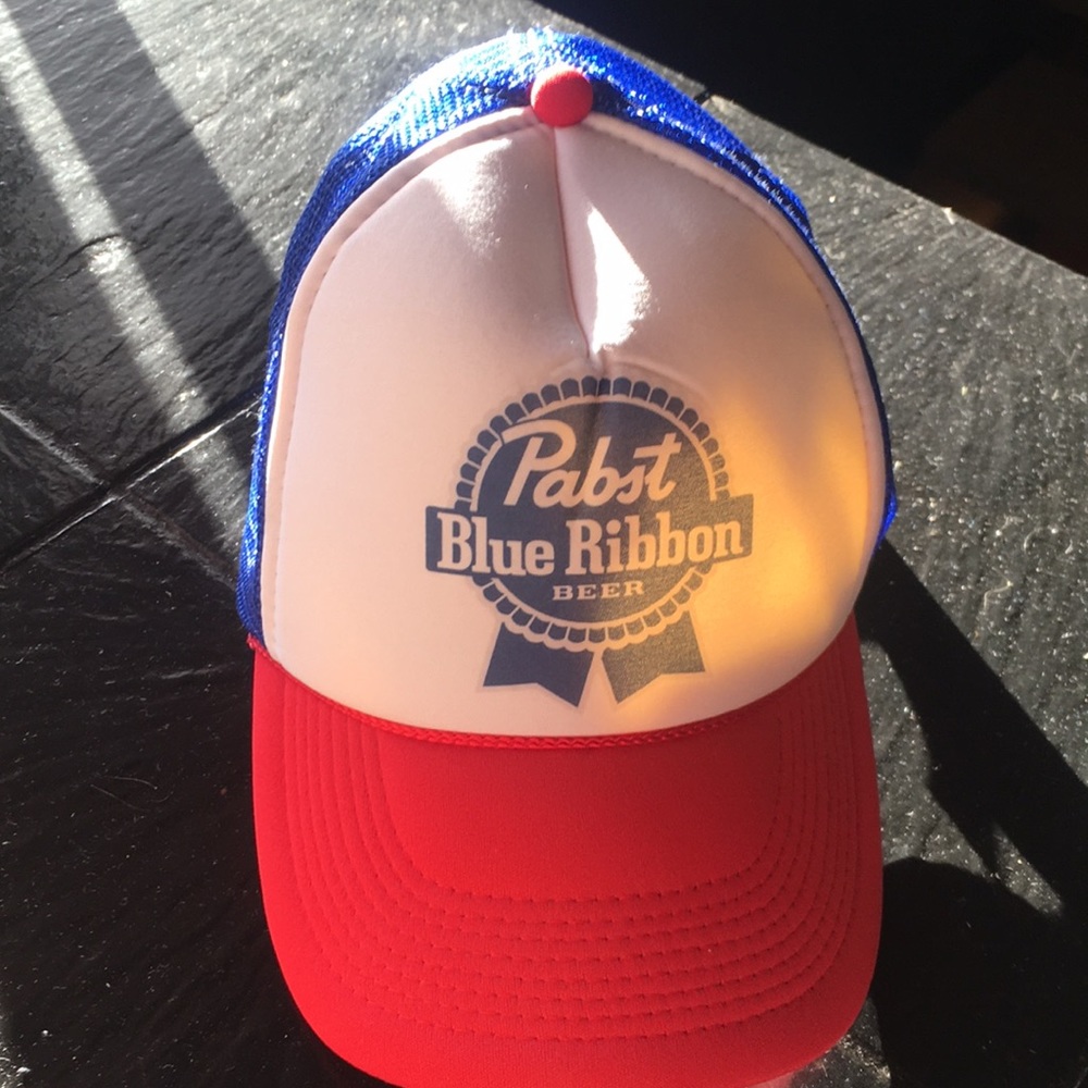 PBR Hat. Fits great. Fun for a night out